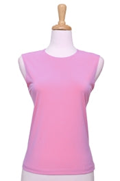 Plus Size Sleeveless Pink Microfiber Camisole