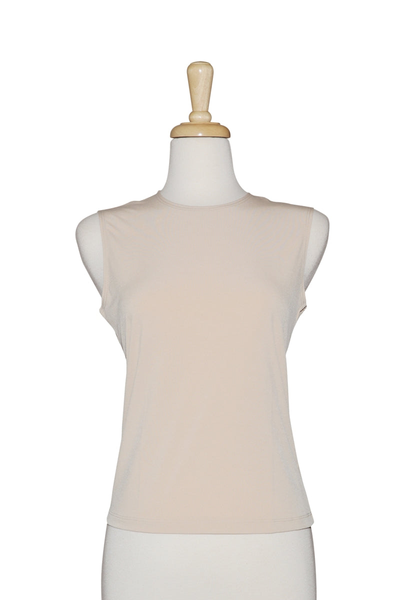 Plus Size Sleeveless Turquoise Microfiber Camisole